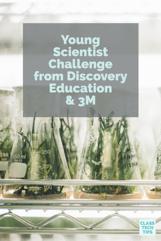Young Scientist Challenge from Discovery Education & 3M