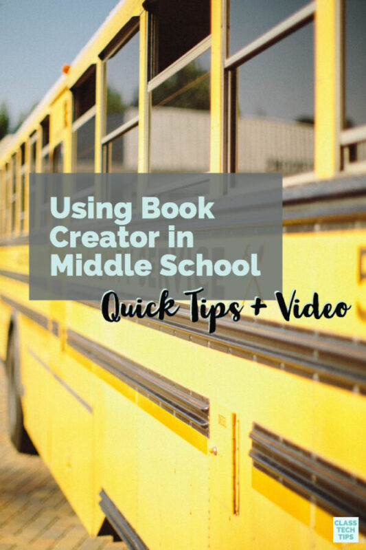 Using Book Creator in Middle School 3