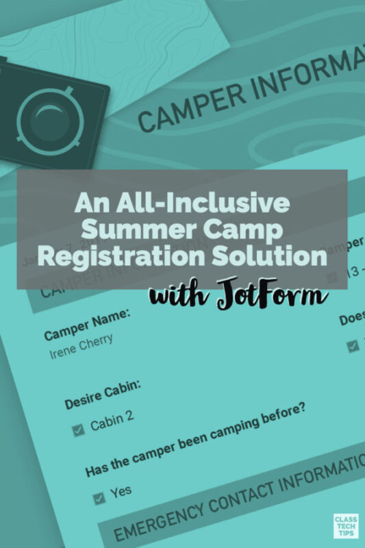 There is a summer camp registration solution to help folks organizing programming this year to make it easy to set up online registration for campers.