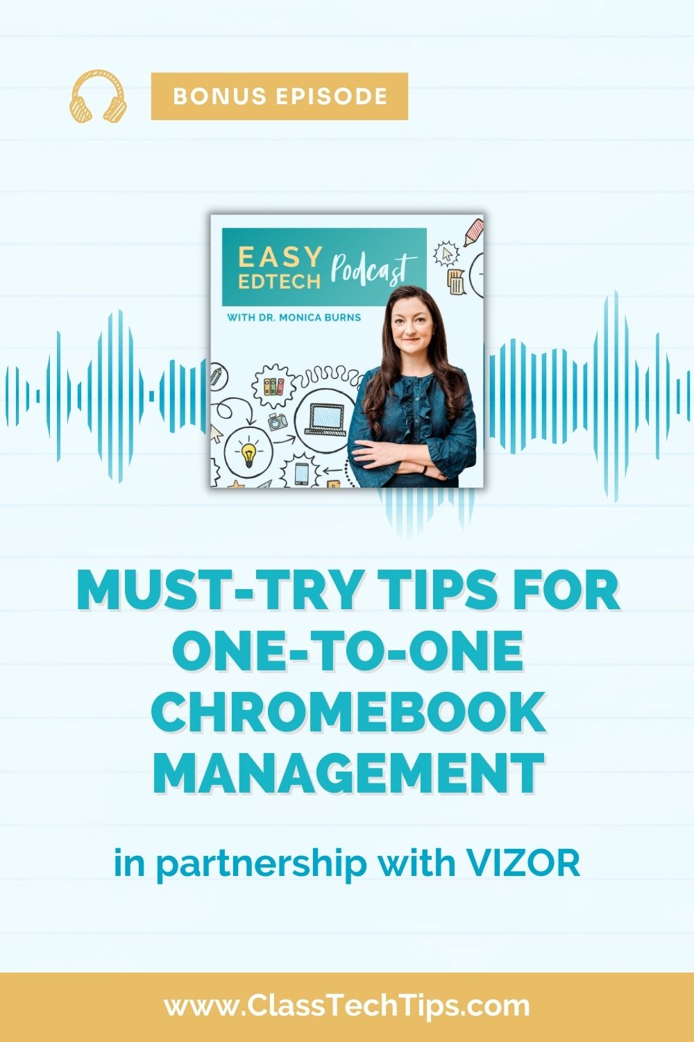 In this episode, Dean Bates and Jeff Lalonde, from VIZOR for Chromebooks, join to discuss how to manage one-to-one Chromebooks for students.